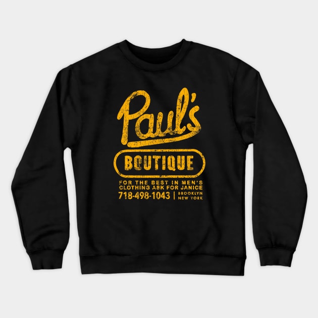 Pauls Boutique Crewneck Sweatshirt by Shirleyy Shop Arts